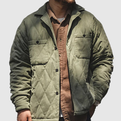 RetroWarm | Stijlvolle Dikke Katoenen Winterjas