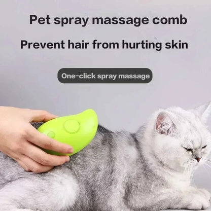 PurrFect Brush | Stomende Massage Borstel en Verwijderen Los Haar van Huisdier